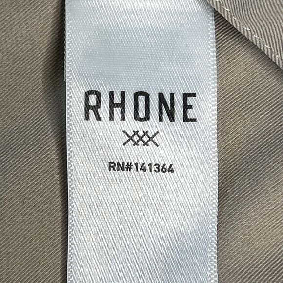 Rhone Men's Size 36X32 Tech Chino Pant Water Repellent Beige 100272 - Picture 4 of 8